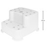 Degrau Duplo Antiderrapante Branco Buba 18017 - 4