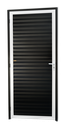 Ver imagem 1 de Porta Veneziana Alumínio 86 Dir Mix Preto Brimak