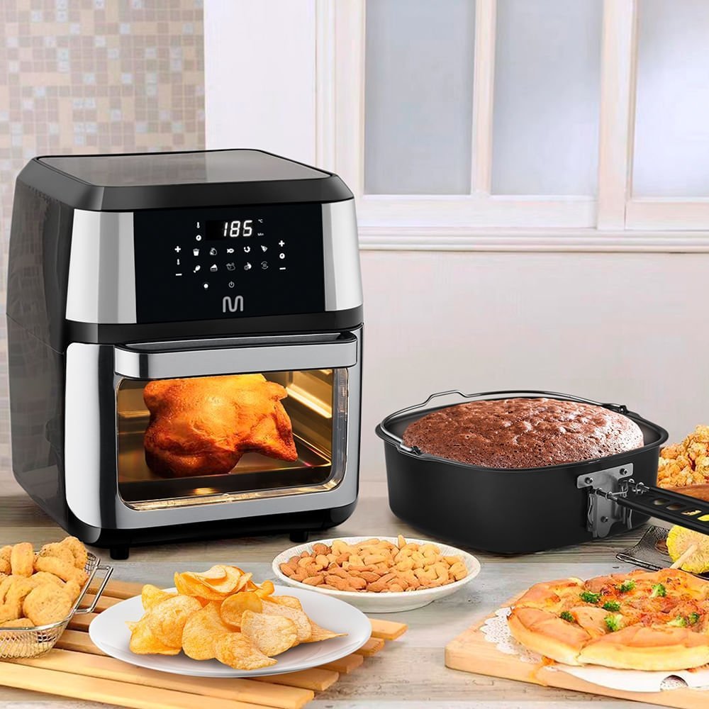 Air Fryer Forno 12l C/ Painel Digital 1700w-127v Multi - Go225 Go225 Multilaser - 8