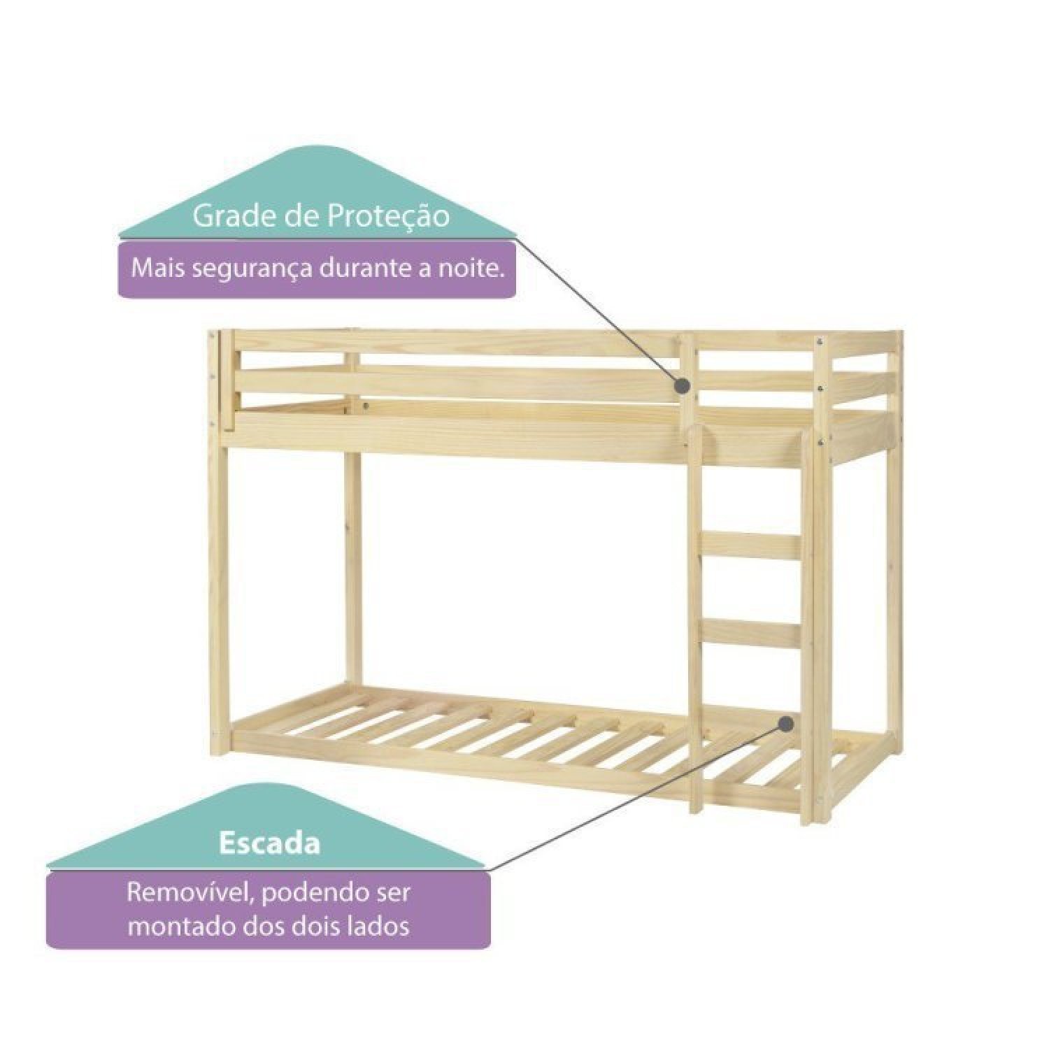 Beliche Montessoriano Prime com Telhado VI Casatema - 3