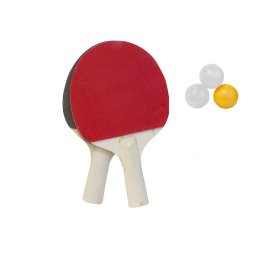 Raquetes Tênis De Mesa Ping Pong 2 Raquetes 3 Bolinhas - 1