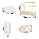 Ver imagem 7 de Cama Montessoriano Reversível Completa Casinha Garden Casatema MadeiraOriginals