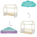 Ver imagem 4 de Cama Montessoriano Reversível Completa Casinha Garden Casatema MadeiraOriginals