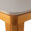 Ver imagem 4 de Mesa de Jantar 180cmx90cm Tampo Madeira/Vidro Rubi Slim