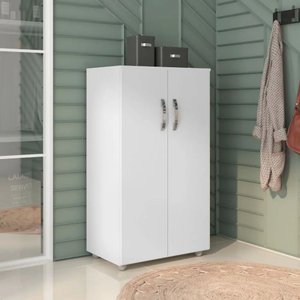 Armario Multiuso Organizador Rosana 2 Portas - Ajl Moveis