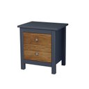 Ver imagem 2 de Mesa de Cabeceira 2 Gavetas Cinza