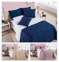 Ver mais imagens de Conjunto Cama King Size Colcha Romance 200 Fios Super Elegante Petit Poá:marinho