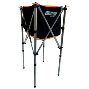 Cesto de Bolas Beach Tennis Zaka Preto + Laranja