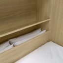 Ver imagem 6 de Roupeiro com Cama Lisboa 4 Portas - Castanho/off White