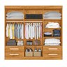 Guarda Roupa Casal Espelhado 6 Portas 4 Gavetas Nice Made Marcs - 2