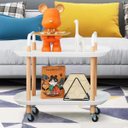 Ver imagem 2 de Carrinho Organizador Multiuso 2 Prateleiras - Praticidade e Mobilidade