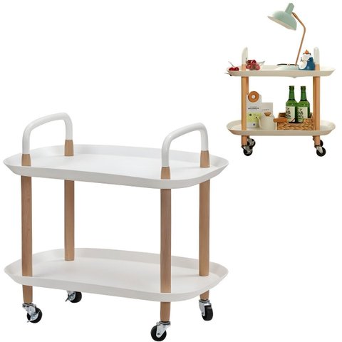 Carrinho Organizador Multiuso 2 Prateleiras - Praticidade e Mobilidade