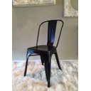 Ver imagem 5 de Kit 4 Cadeiras de Jantar Tolix Iron Aço Reforçado Empilhável Garden Life Cor Preto