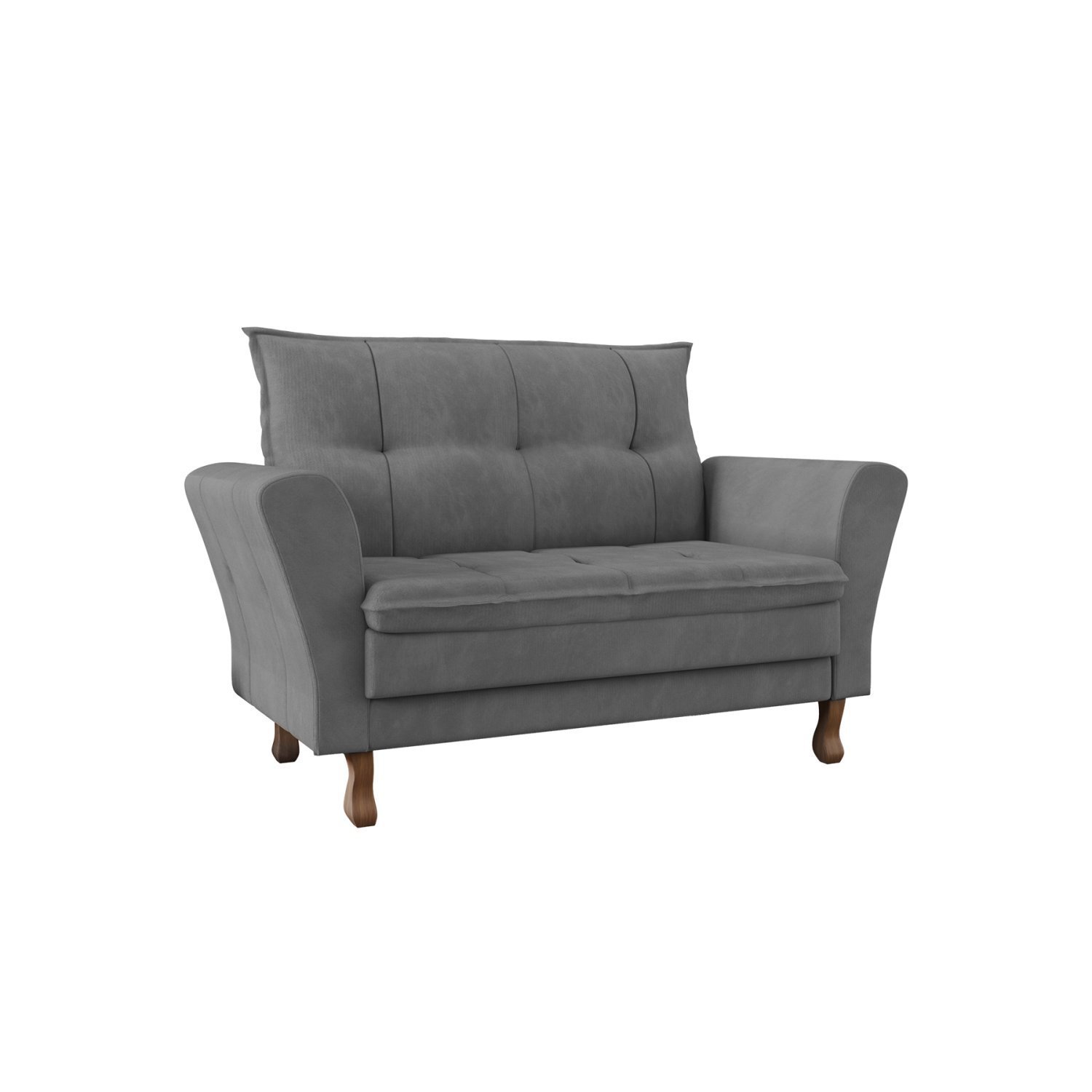 Poltrona Namoradeira Classic 2 Lugares Veludo  - 2