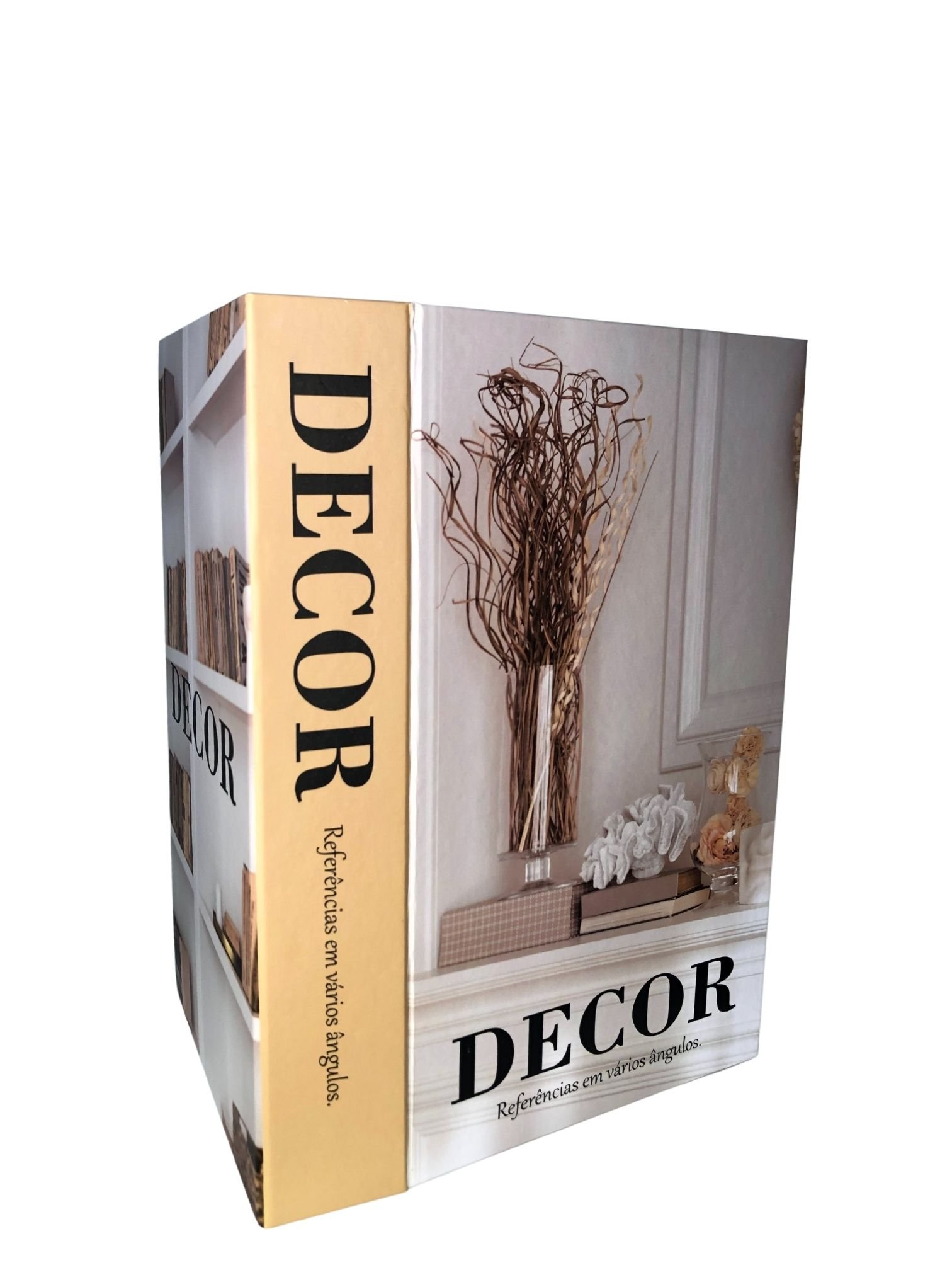 Caixa Livro Porta Objetos Decorativo Kit com 03 peças Home Design Preto - 9