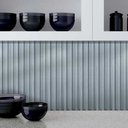 Ver imagem 6 de Painel Ripado Prime Madeira Pvc Cambará Cinza Wave 2,9m X 16cm