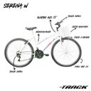 Ver imagem 7 de Bicicleta A26 Serena MTB 21V com Cesta TK3 Track