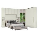 Ver imagem 1 de Quarto Modulado Casal Ambiente 5 New Predileto 5 Peças Areia - Henn