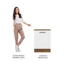 Ver imagem 7 de Balcão Agata 60 Cm 1 Porta - Rustic/branco Rustic/branco