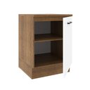 Ver mais imagens de Balcão Agata 60 Cm 1 Porta - Rustic/branco Rustic/branco