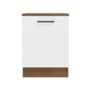 Ver imagem 6 de Balcão Agata 60 Cm 1 Porta - Rustic/branco Rustic/branco