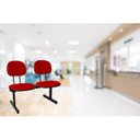 Ver imagem 2 de Kit 2 Cadeiras Escritório Longarinas de 2 Lugares Ecoflex