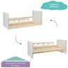 Cama Infantil Montessoriana Garden com Grades Casatema MadeiraOriginals - 4