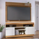 Ver imagem 2 de Rack para Sala de Estar TV 47 pol com Rodízios Raya C04 Freijó Off White - Lyam Decor