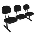 Ver mais imagens de Kit 2 Cadeiras Escritório Longarinas de 3 Lugares Ecoflex