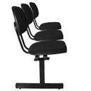 Ver imagem 5 de Kit 2 Cadeiras Escritório Longarinas de 3 Lugares Ecoflex