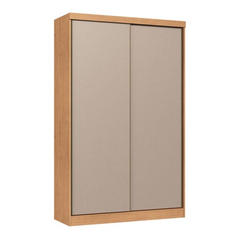 Guarda-Roupa Rubi New 2 Portas de Correr Infinity Marrom/Cedro/Branco - Duna