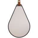 Ver imagem 2 de Espelheira para Banheiro Alça em Couro Gota Espresso Móveis Cinza/Titanium