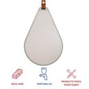 Ver imagem 5 de Espelheira Para Banheiro Alça em Couro Gota Espresso Móveis