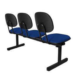 Kit 2 Cadeiras Escritório Longarinas de 3 Lugares Ecoflex - 7