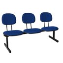 Ver imagem 5 de Kit 2 Cadeiras Escritório Longarinas de 3 Lugares Ecoflex