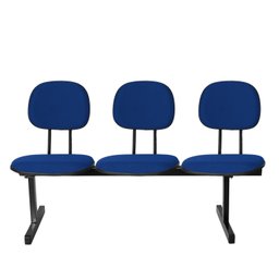 Kit 2 Cadeiras Escritório Longarinas de 3 Lugares Ecoflex - 6