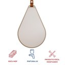 Ver imagem 5 de Espelheira Para Banheiro Alça em Couro Gota Espresso Móveis