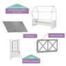 Cama Montessoriano Reversível Telhado Completo Casinha Garden Casatema MadeiraOriginals - 5