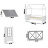 Cama Montessoriano Reversível Telhado Completo Casinha Garden Casatema MadeiraOriginals - 7
