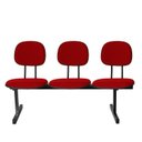 Ver imagem 6 de Kit 2 Cadeiras Escritório Longarinas de 3 Lugares Ecoflex