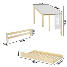 Treliche Teen Play com Telhado Casinha Casatema - 8