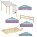 Ver imagem 5 de Treliche Teen Play com Telhado Casinha Casatema MadeiraOriginals Marrom