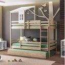Ver imagem 1 de Treliche Teen Play com Telhado Casinha Casatema MadeiraOriginals Marrom