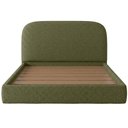 Ver imagem 7 de Cama Queen Flutuante com Cabeceira 160cm Aura W01 Linho Verde - Lyam Decor