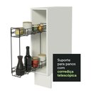 Ver imagem 5 de Balcão Porta-Temperos Madesa para Cozinha Lux, Glamy e Stella 20 x 60 cm (Sem Tampo) Branco