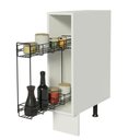 Ver imagem 3 de Balcão Porta-Temperos Madesa para Cozinha Lux, Glamy e Stella 20 x 60 cm (Sem Tampo) Branco