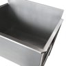 Tanque Aço Inox Com Espelho E Uma Cuba 142x51x45cm - 150x55x90cm - Brascool - 3