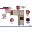 Ver imagem 5 de Cozinha Completa 3 Peças 7 Portas Allure CZ642 Gris Linea