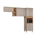 Ver imagem 2 de Cozinha Completa 3 Peças 7 Portas Allure CZ642 Gris Linea