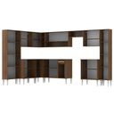 Ver imagem 2 de Cozinha Canto Reto Emilly 17 Portas 1 Gaveta Rustic Madesa